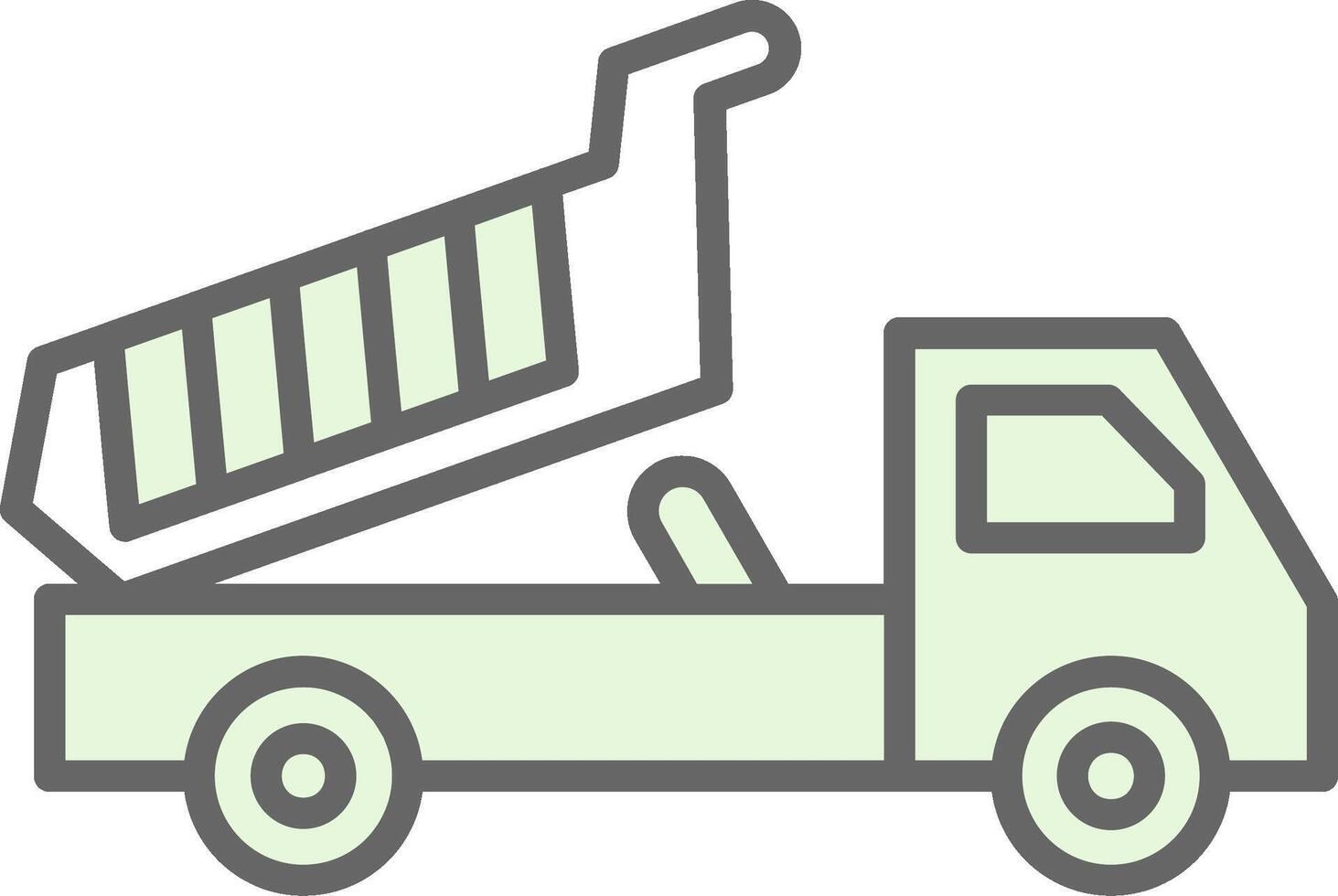 Tipper Fillay Icon Design vector
