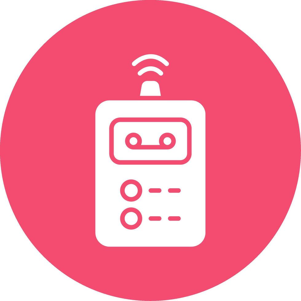 Recorder Multi Color Circle Icon vector