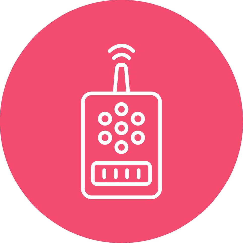 Device Multi Color Circle Icon vector