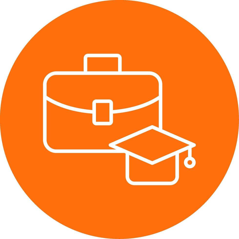 Apprentice Multi Color Circle Icon vector