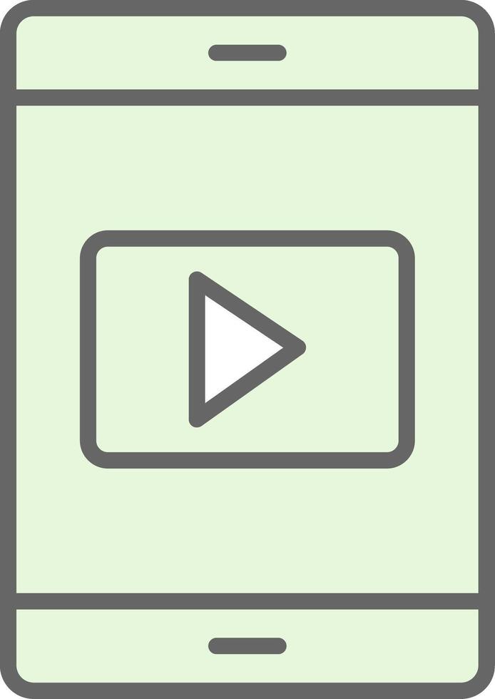 Mobile Fillay Icon Design vector