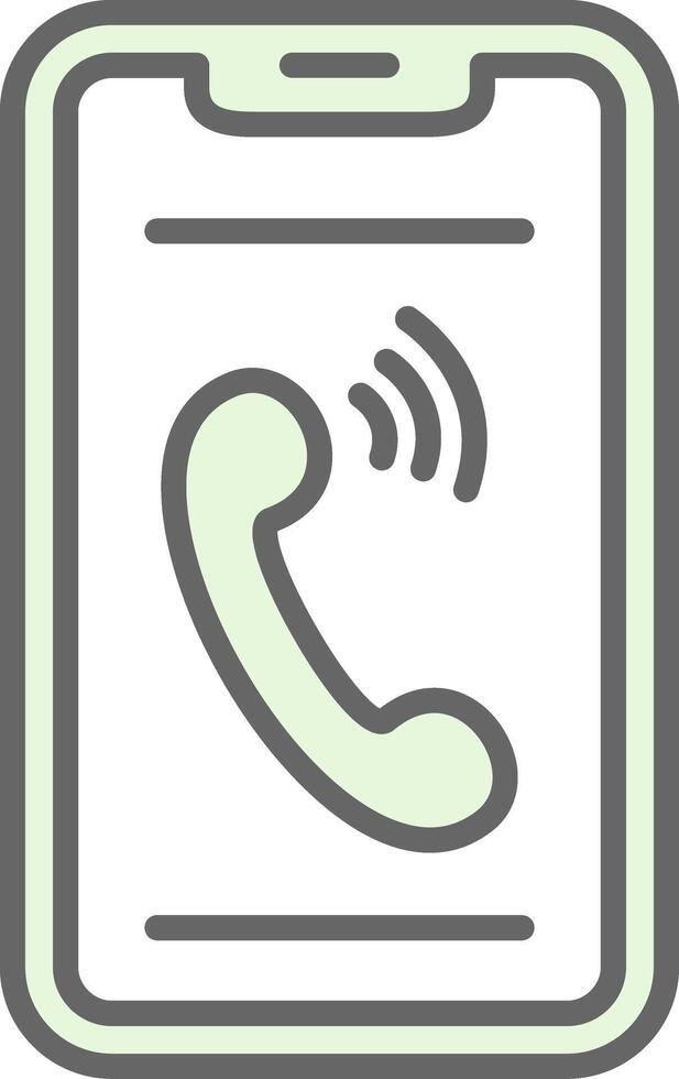 Phone Fillay Icon Design vector