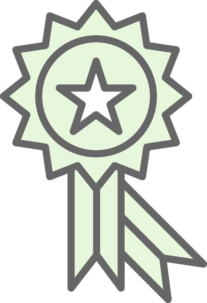 Award Fillay Icon Design vector