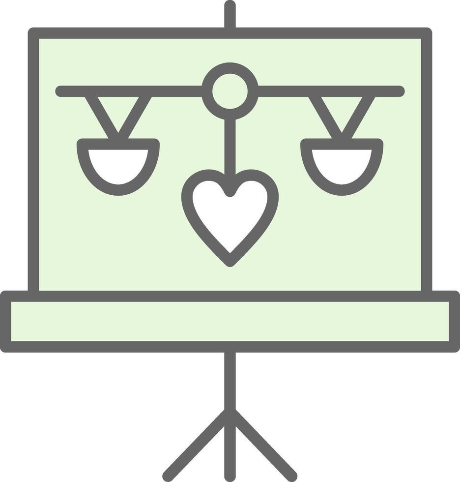 Training Fillay Icon Design vector