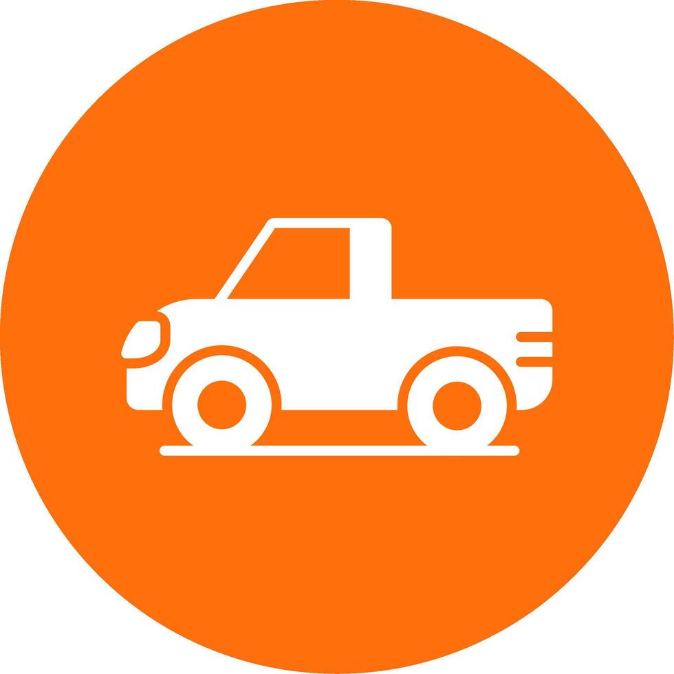 Pickup Multi Color Circle Icon vector