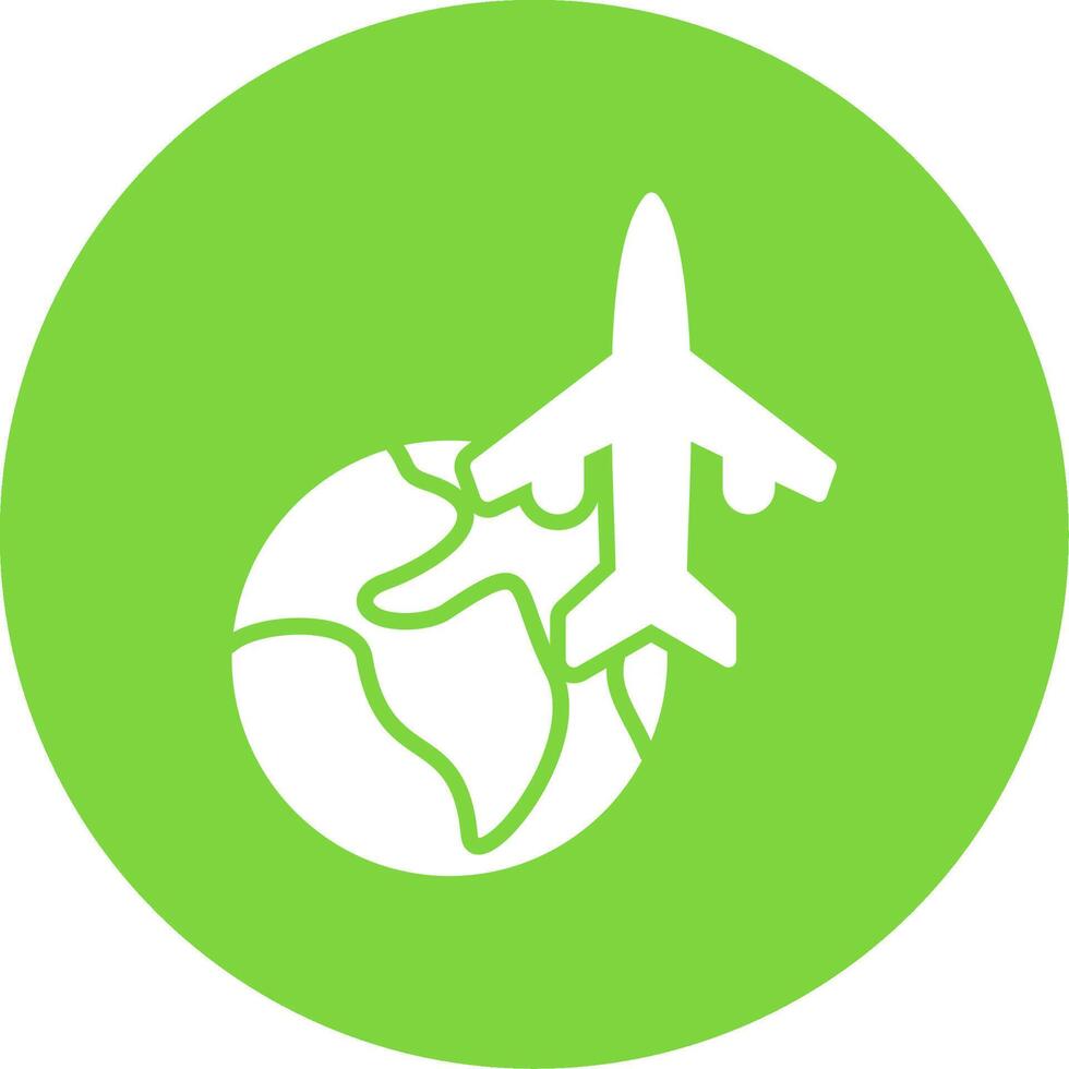 Worldwide Delivery Multi Color Circle Icon vector