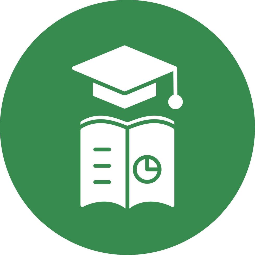 Learning Analytics Multi Color Circle Icon vector
