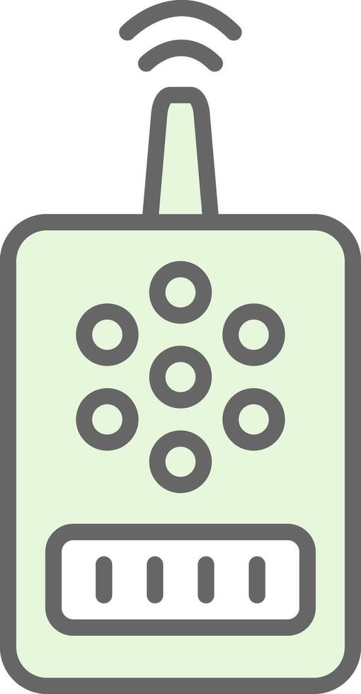 Device Fillay Icon Design vector