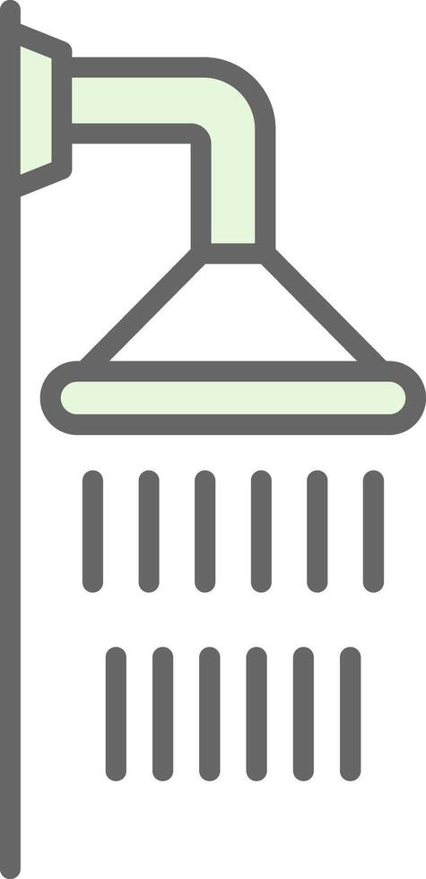 Shower Fillay Icon Design vector