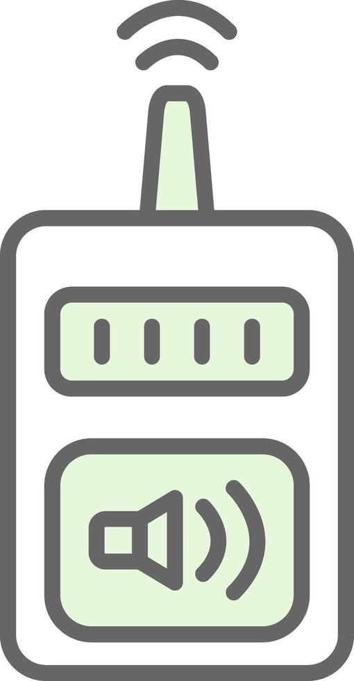 Device Fillay Icon Design vector