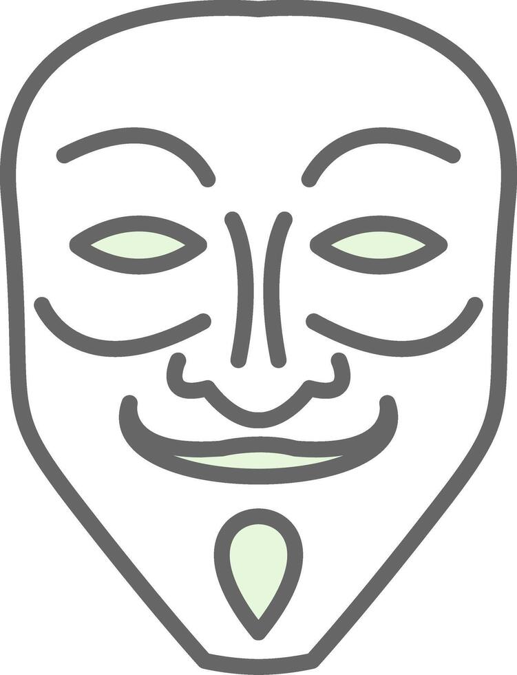 Mask Fillay Icon Design vector