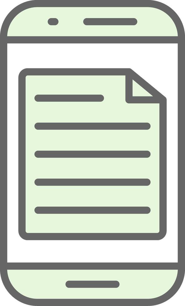 Smartphone Fillay Icon Design vector