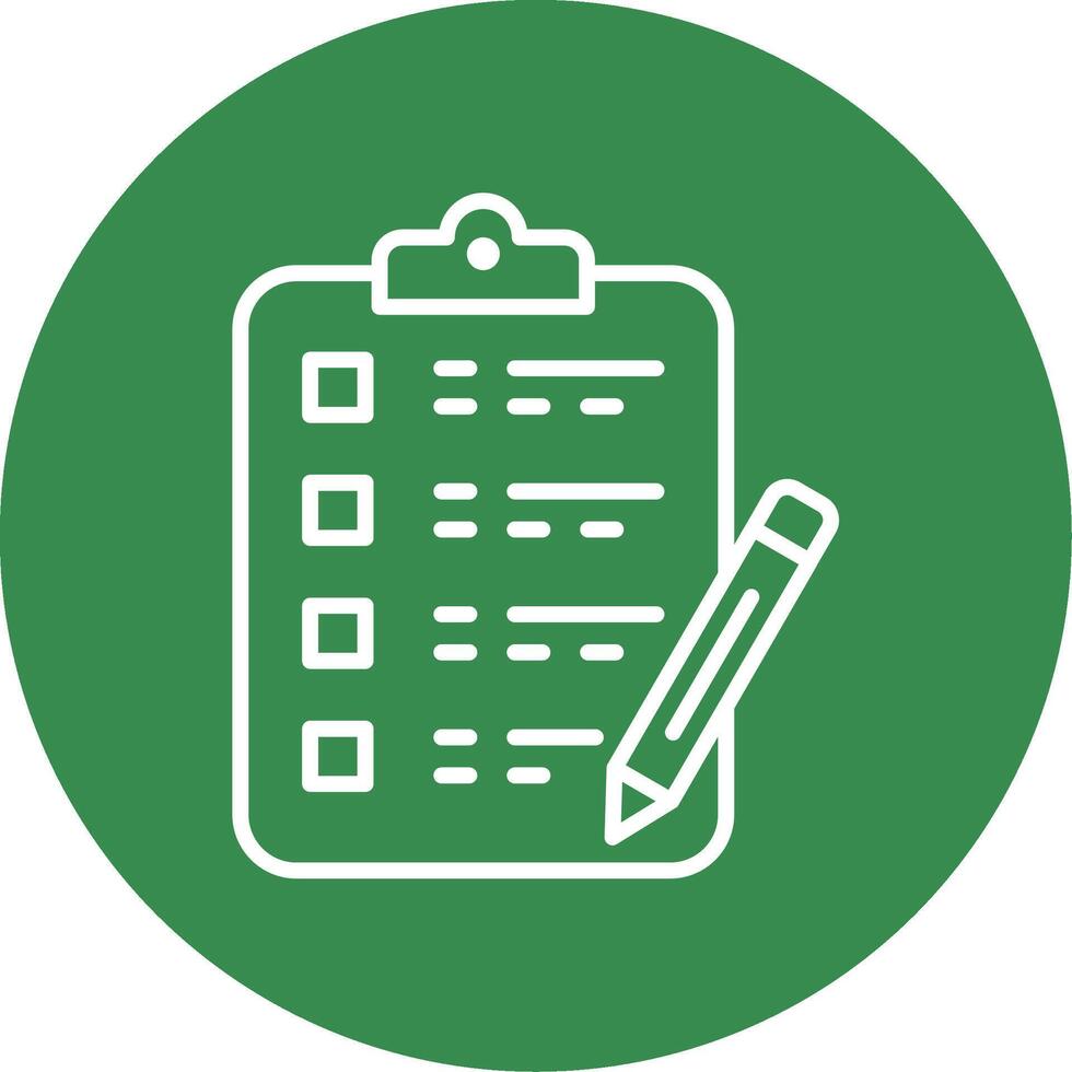 Writing Multi Color Circle Icon vector