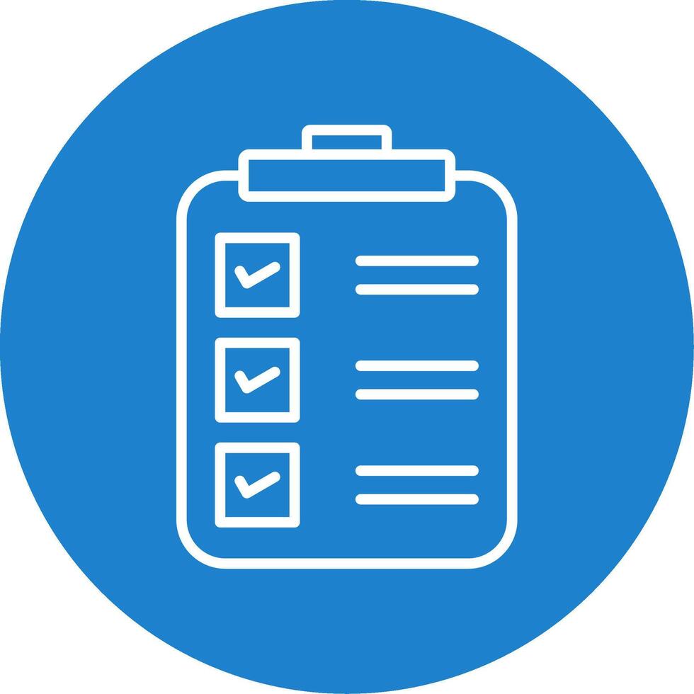 Check List Multi Color Circle Icon vector