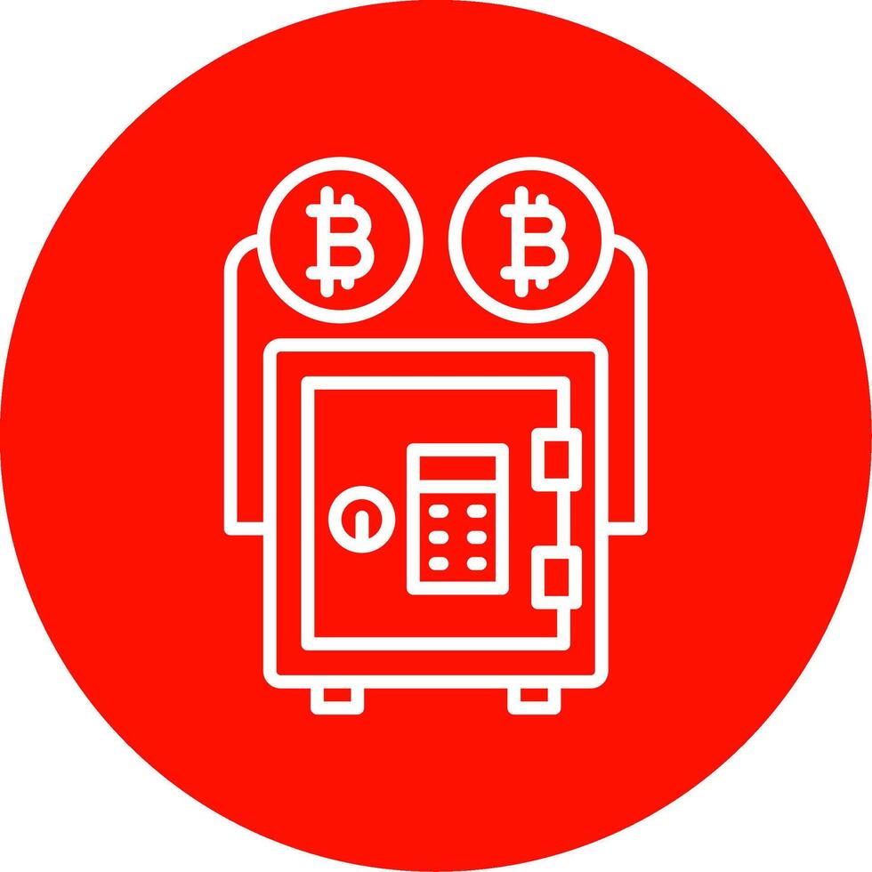 Proof Stake Multi Color Circle Icon vector