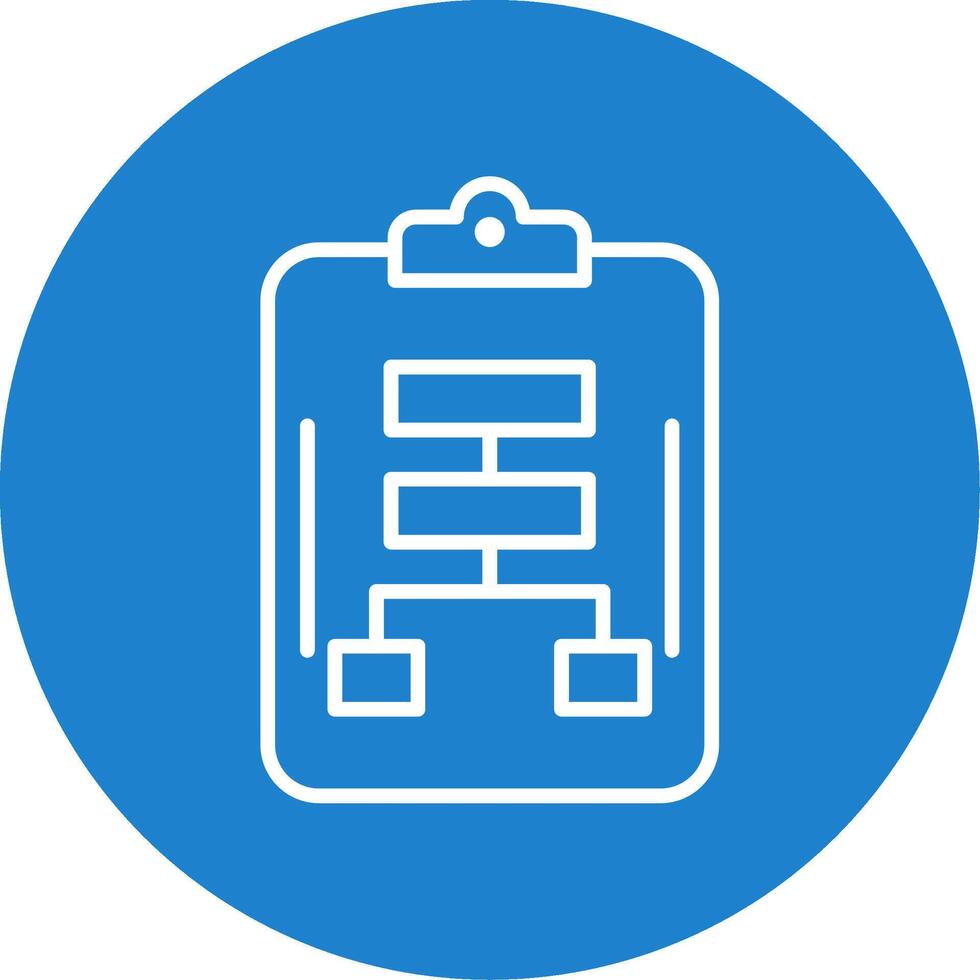 Planning Multi Color Circle Icon vector