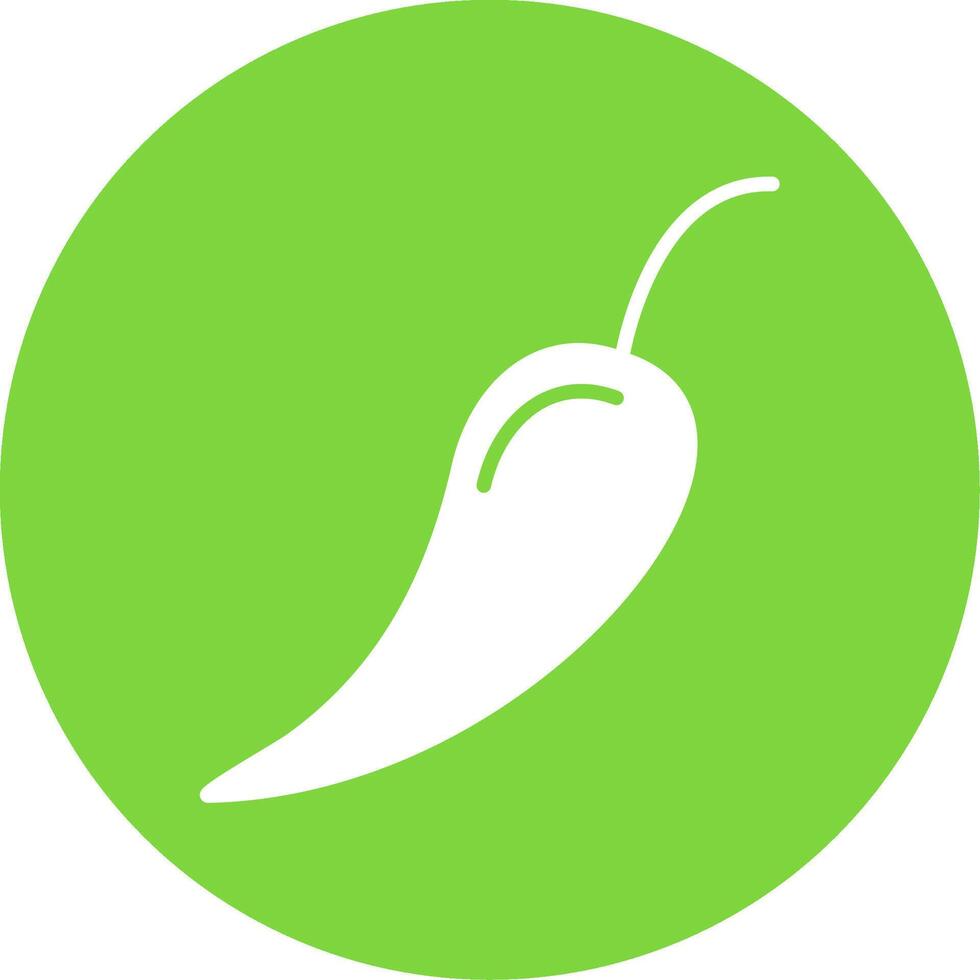 Chilli Multi Color Circle Icon vector