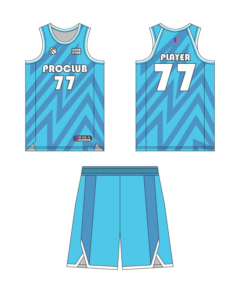 Jersey basketball template design. Basketball uniform mockup design. Concept design basketball jersey. vector