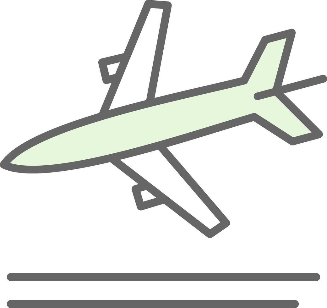Landing Fillay Icon Design vector