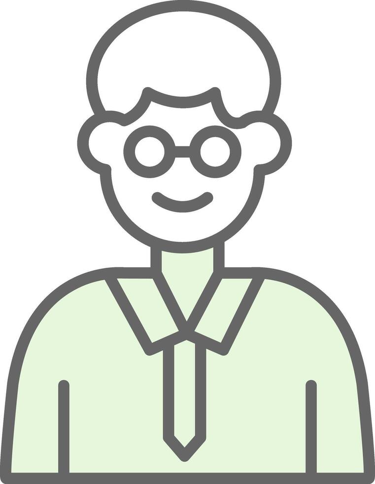 Professor Fillay Icon Design vector