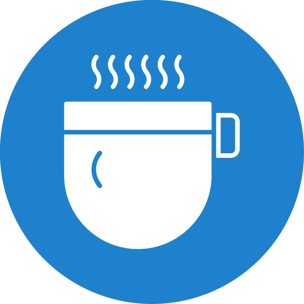 Hot Beverage Multi Color Circle Icon vector