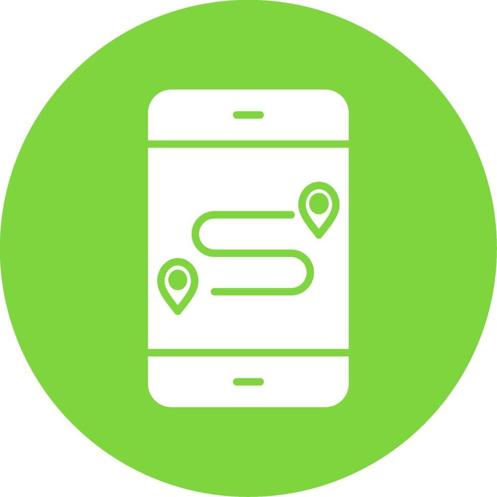 GpS Multi Color Circle Icon vector