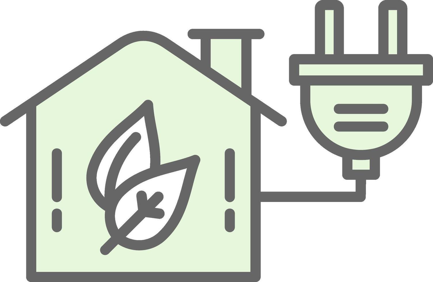 Energy Efficiency Fillay Icon Design vector