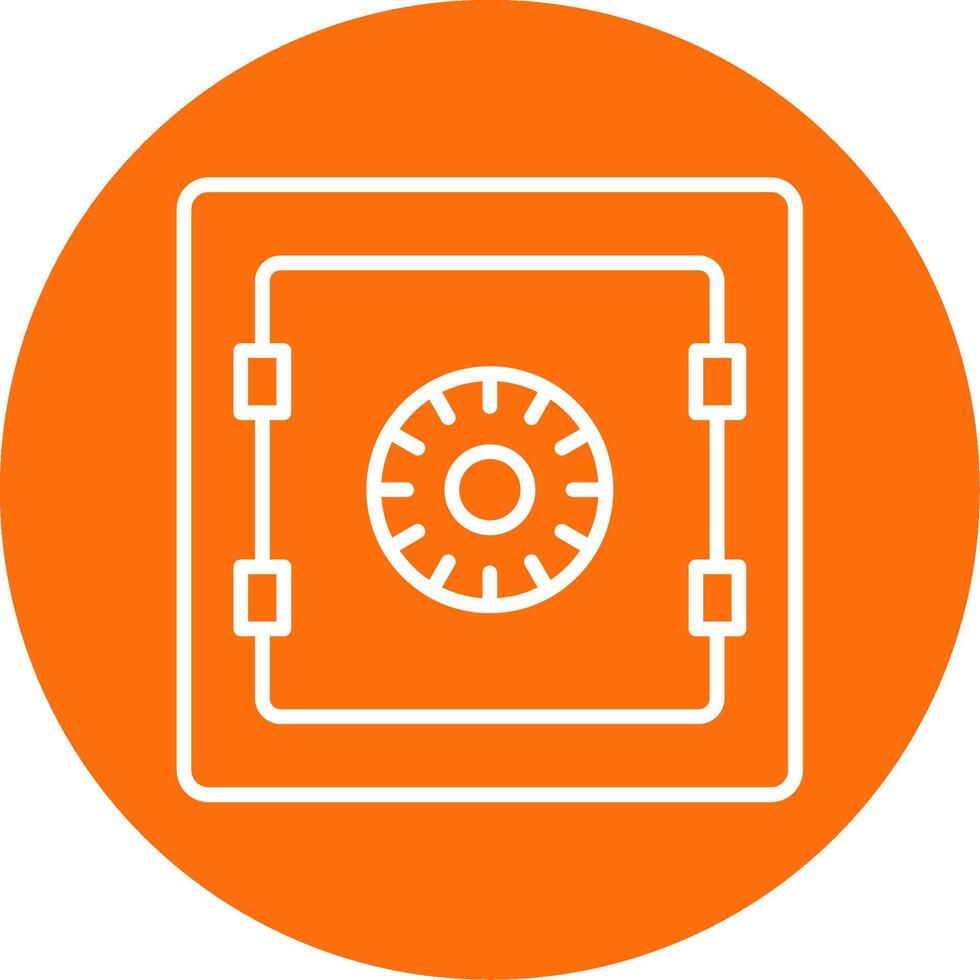 Safe Multi Color Circle Icon vector