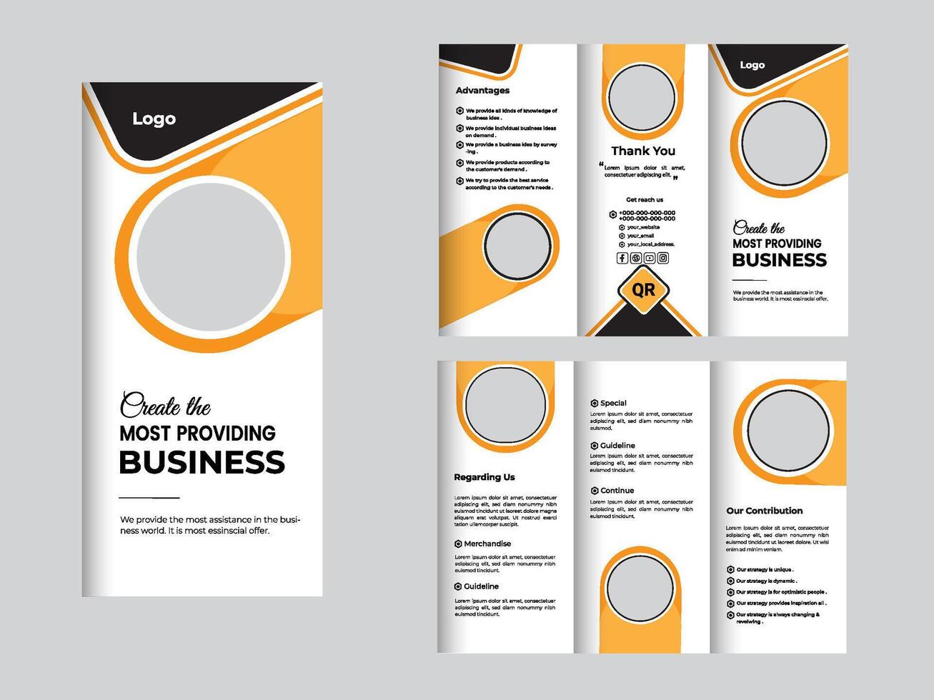 Corporate Brochure Design vector
