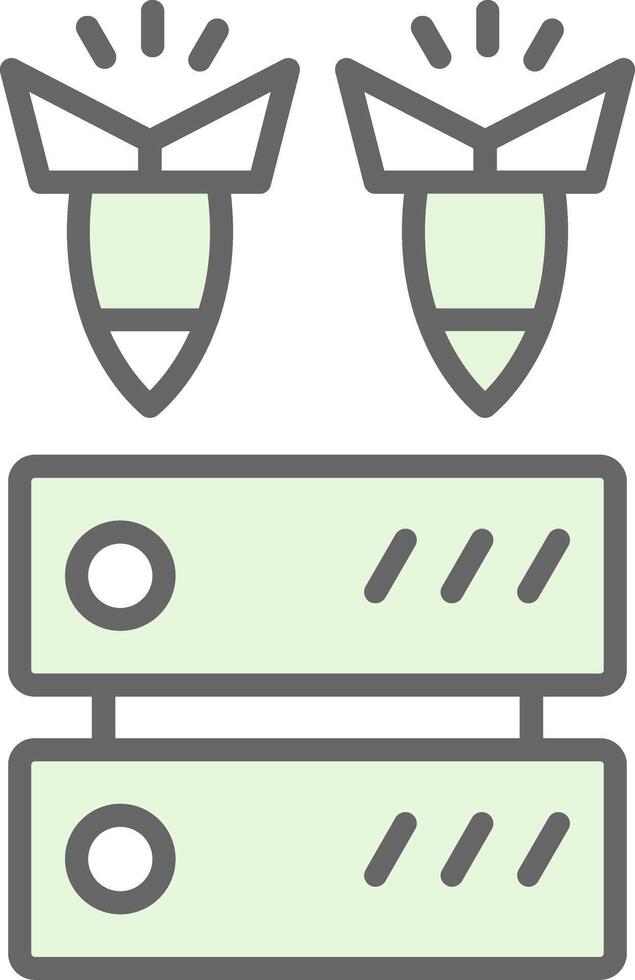 Ddos Fillay Icon Design vector