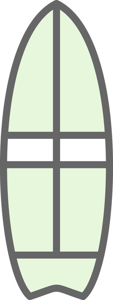 Surfer Fillay Icon Design vector