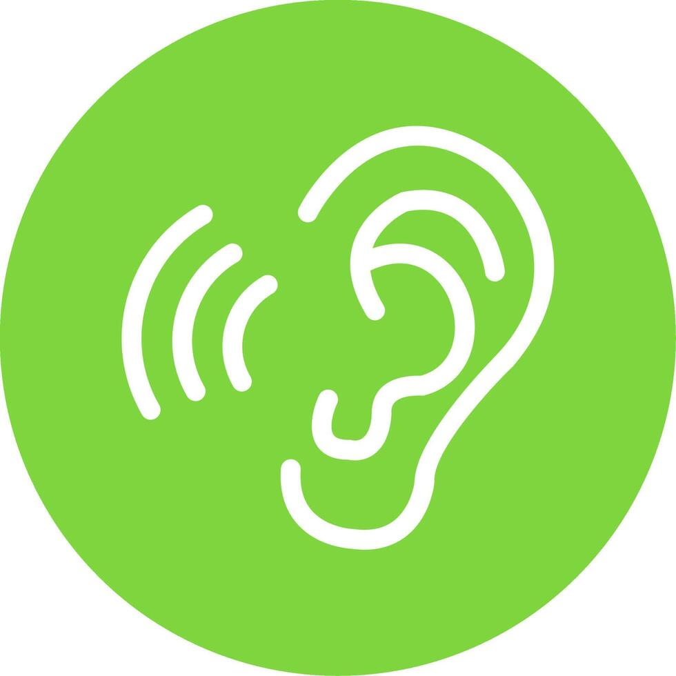 Otology Multi Color Circle Icon vector