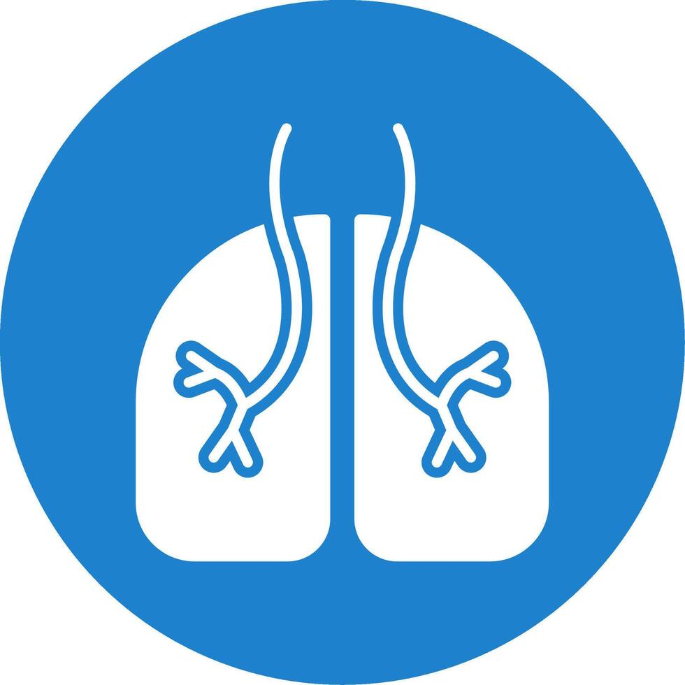 Pulmonology Multi Color Circle Icon vector