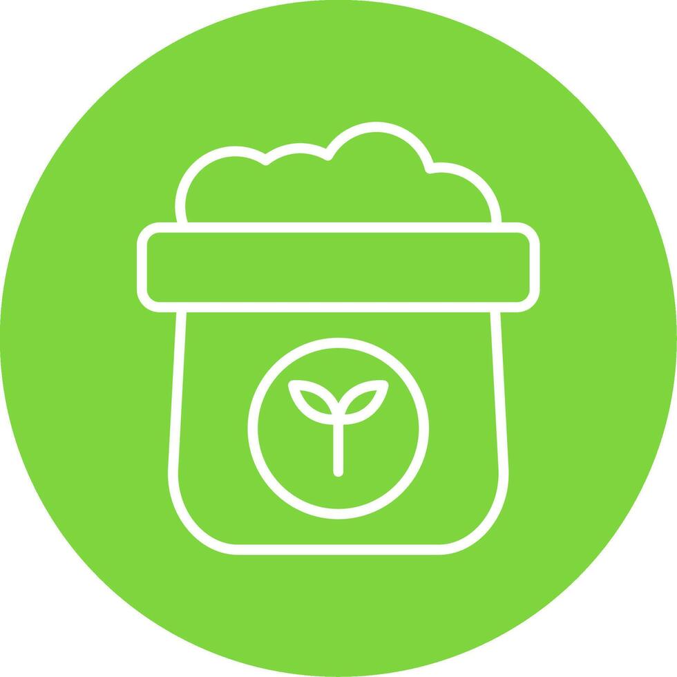 Fertilizer Multi Color Circle Icon vector