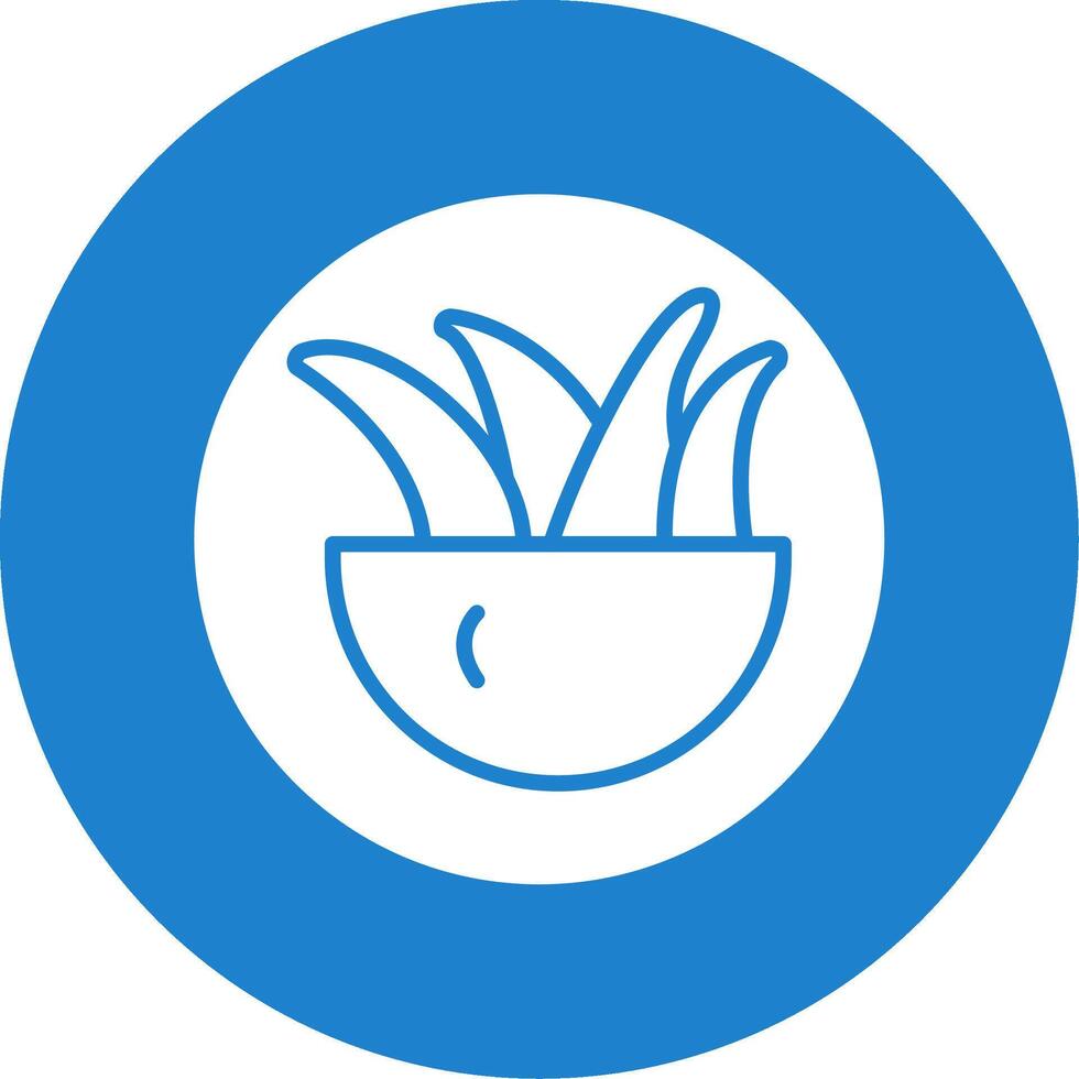Air Planting Multi Color Circle Icon vector