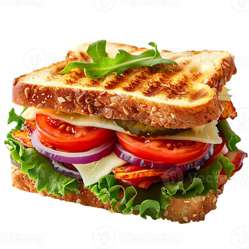 Sandwich on isolated background png