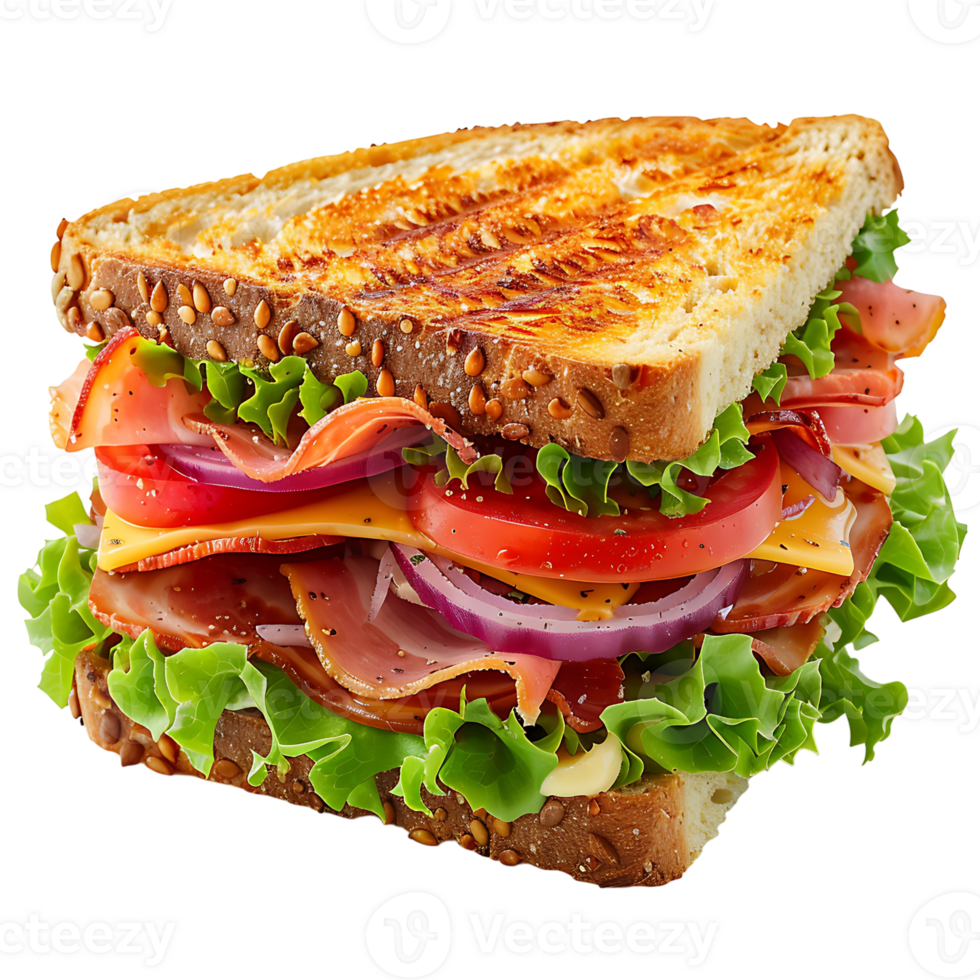 Sandwich on isolated background png