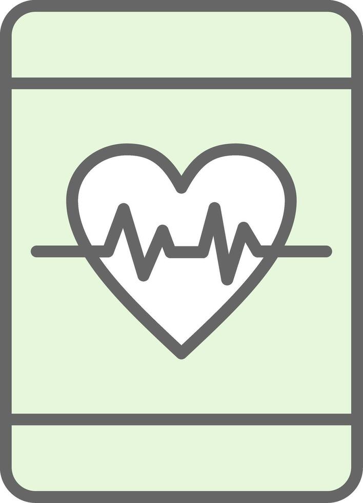 Heart Care Fillay Icon Design vector