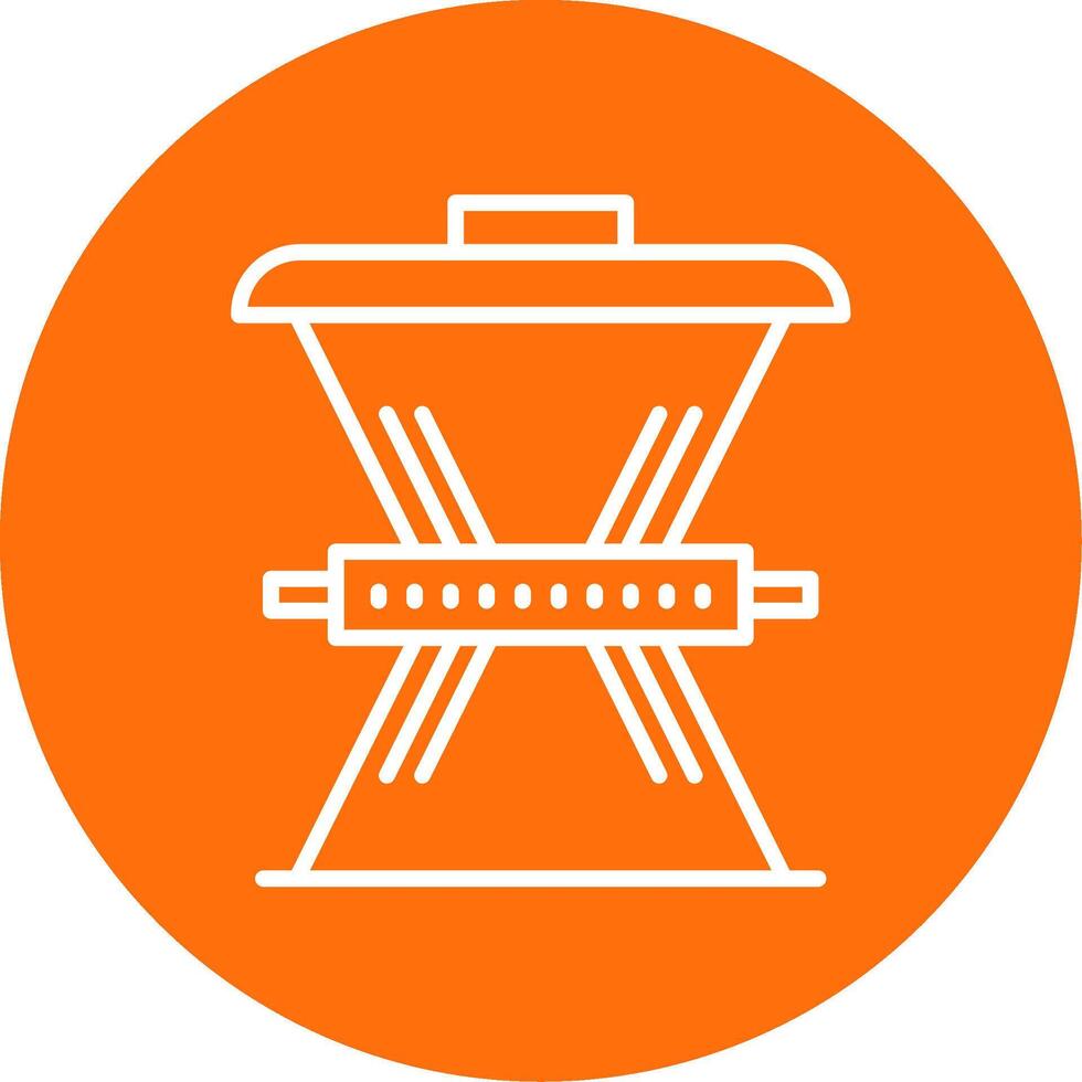 Waste Reduction Multi Color Circle Icon vector