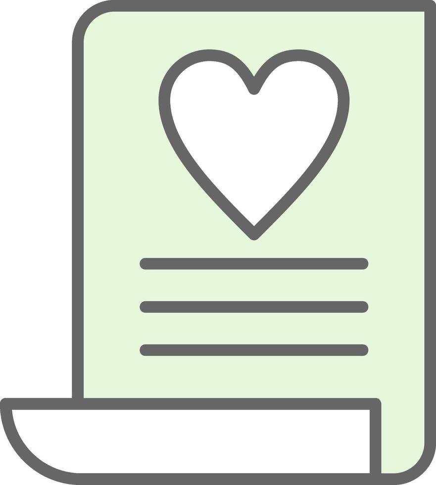 Wish List Fillay Icon Design vector
