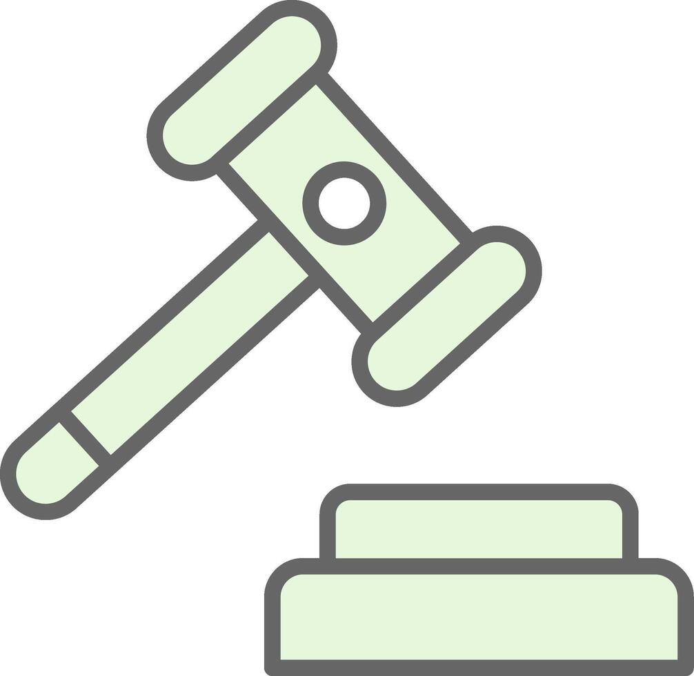 Auction Fillay Icon Design vector