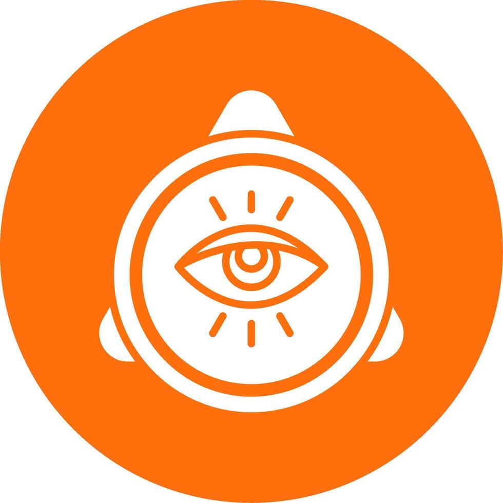 Eye Of Providence Multi Color Circle Icon vector