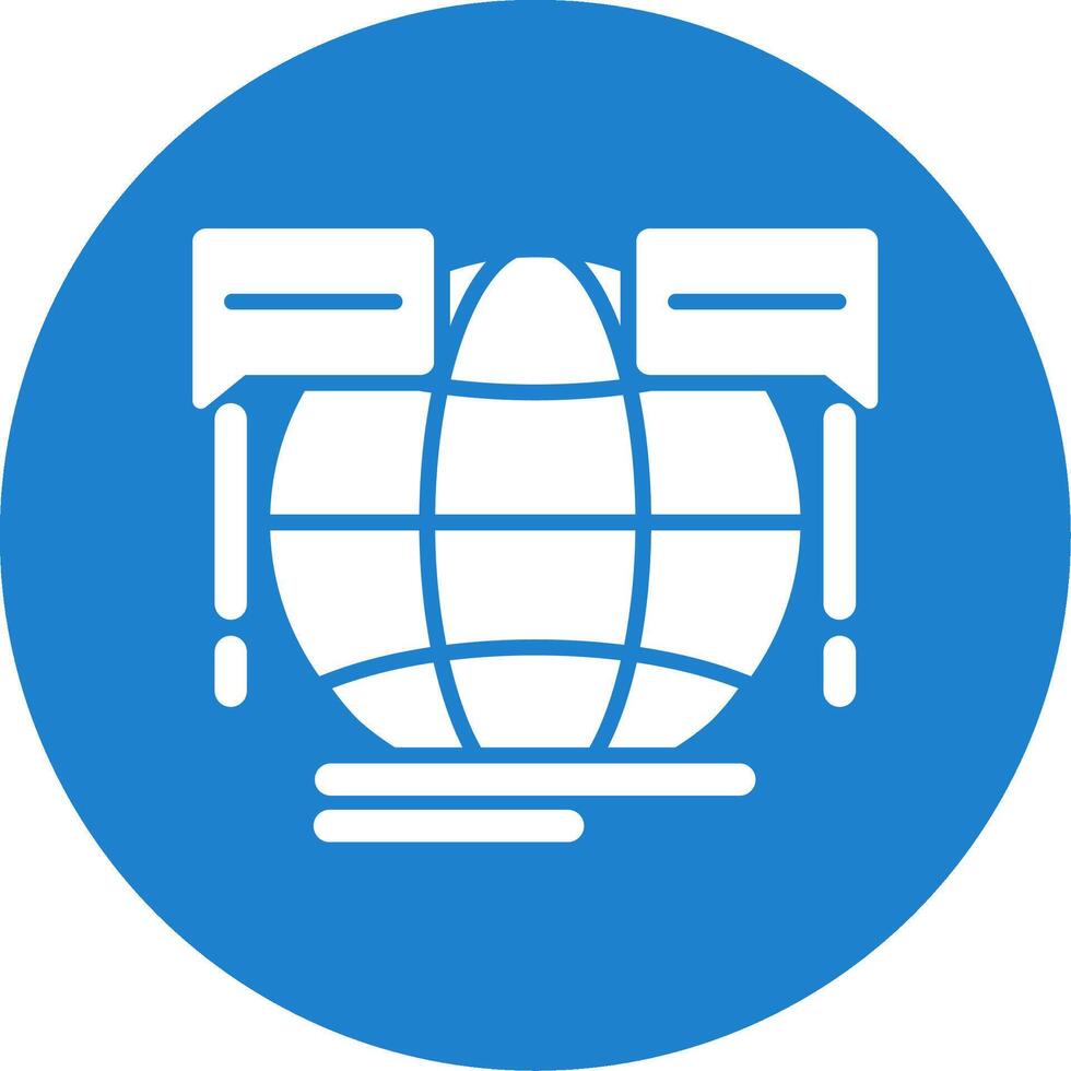 Global Forum Multi Color Circle Icon vector