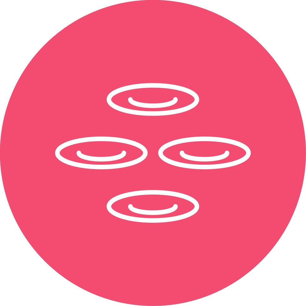 Cell Multi Color Circle Icon vector