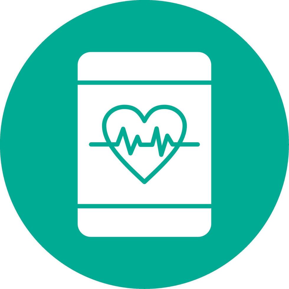 Heart Care Multi Color Circle Icon vector