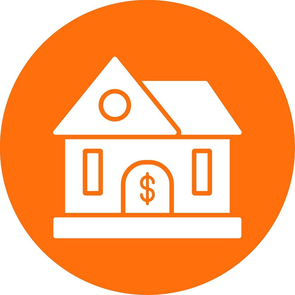 Buying Home Multi Color Circle Icon vector