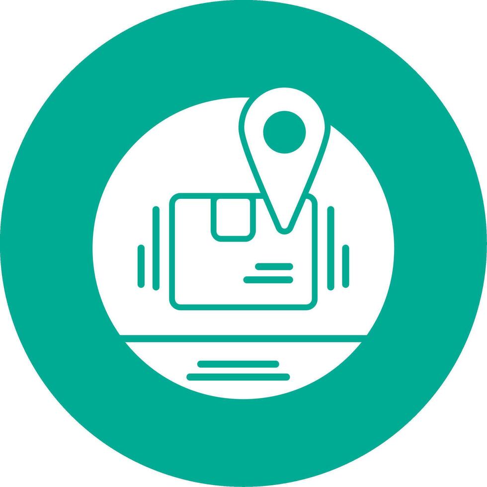Order Tracking Multi Color Circle Icon vector