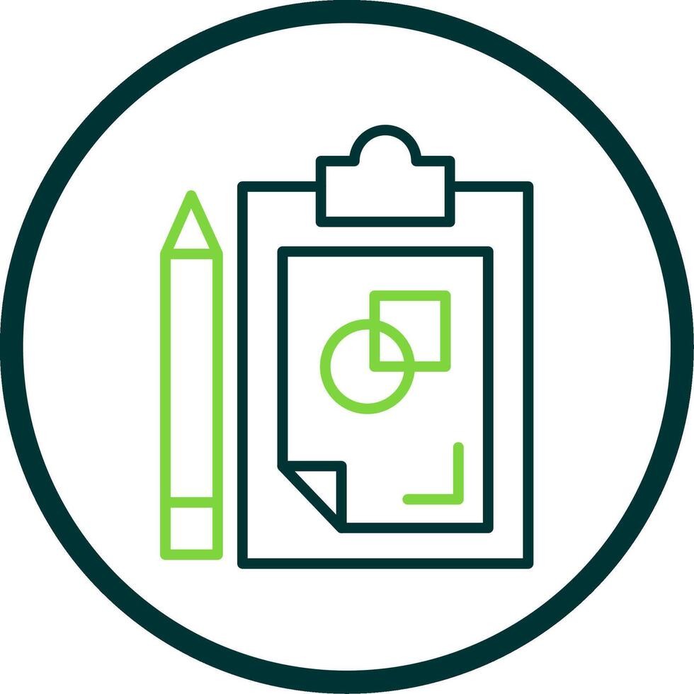 Sketching Line Circle Icon Design vector