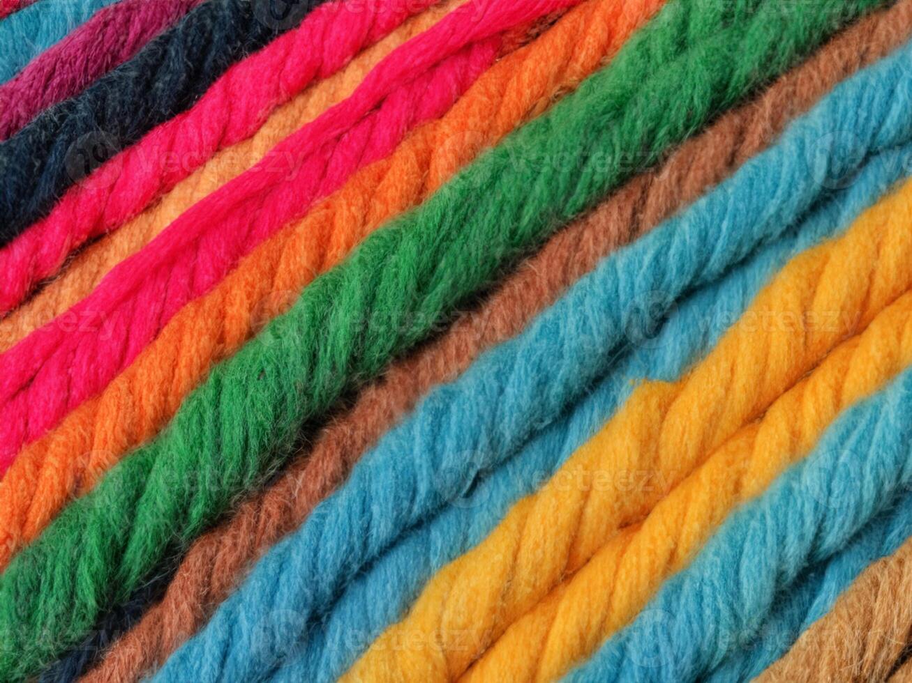 colorful wool yarn background photo