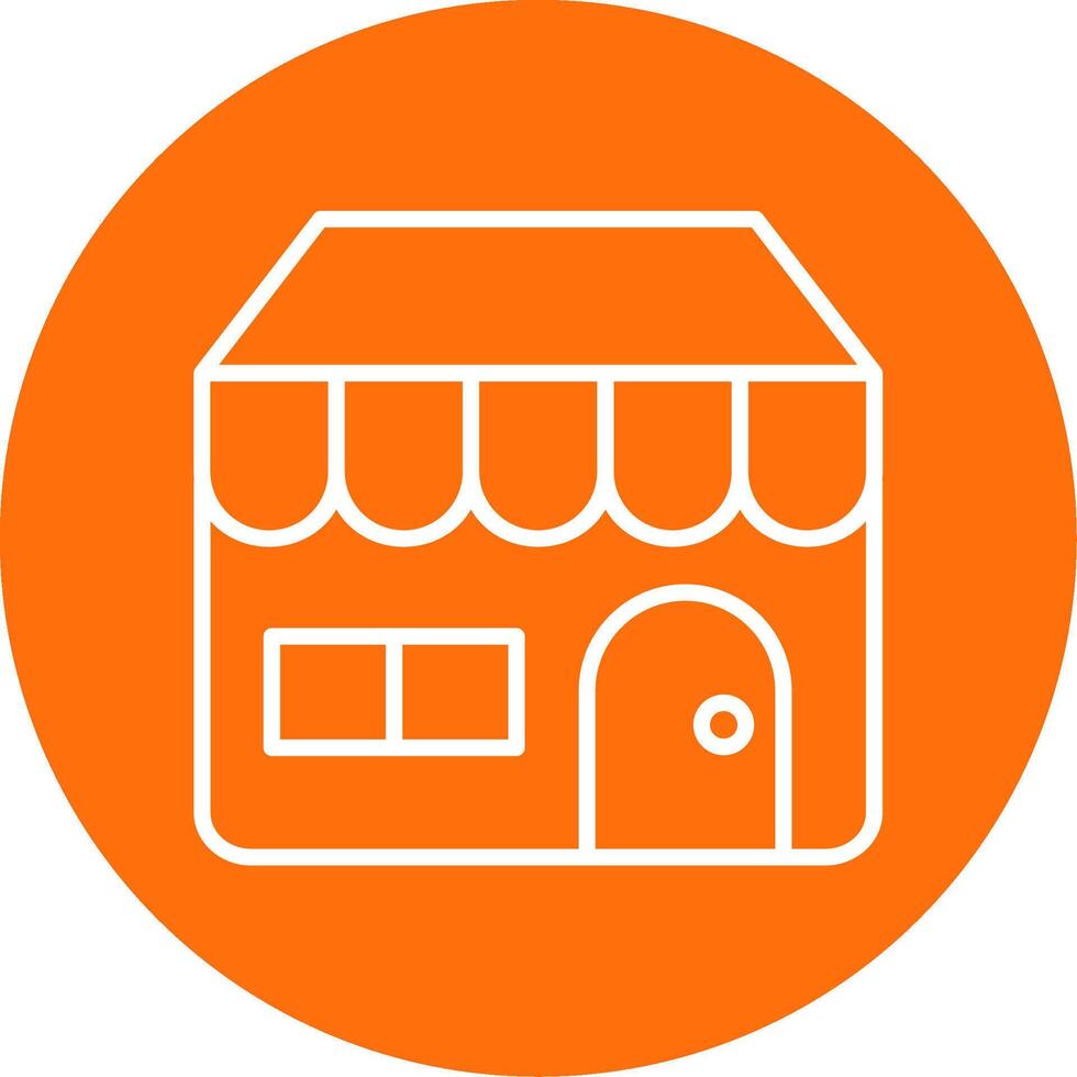 Find A Store Multi Color Circle Icon vector